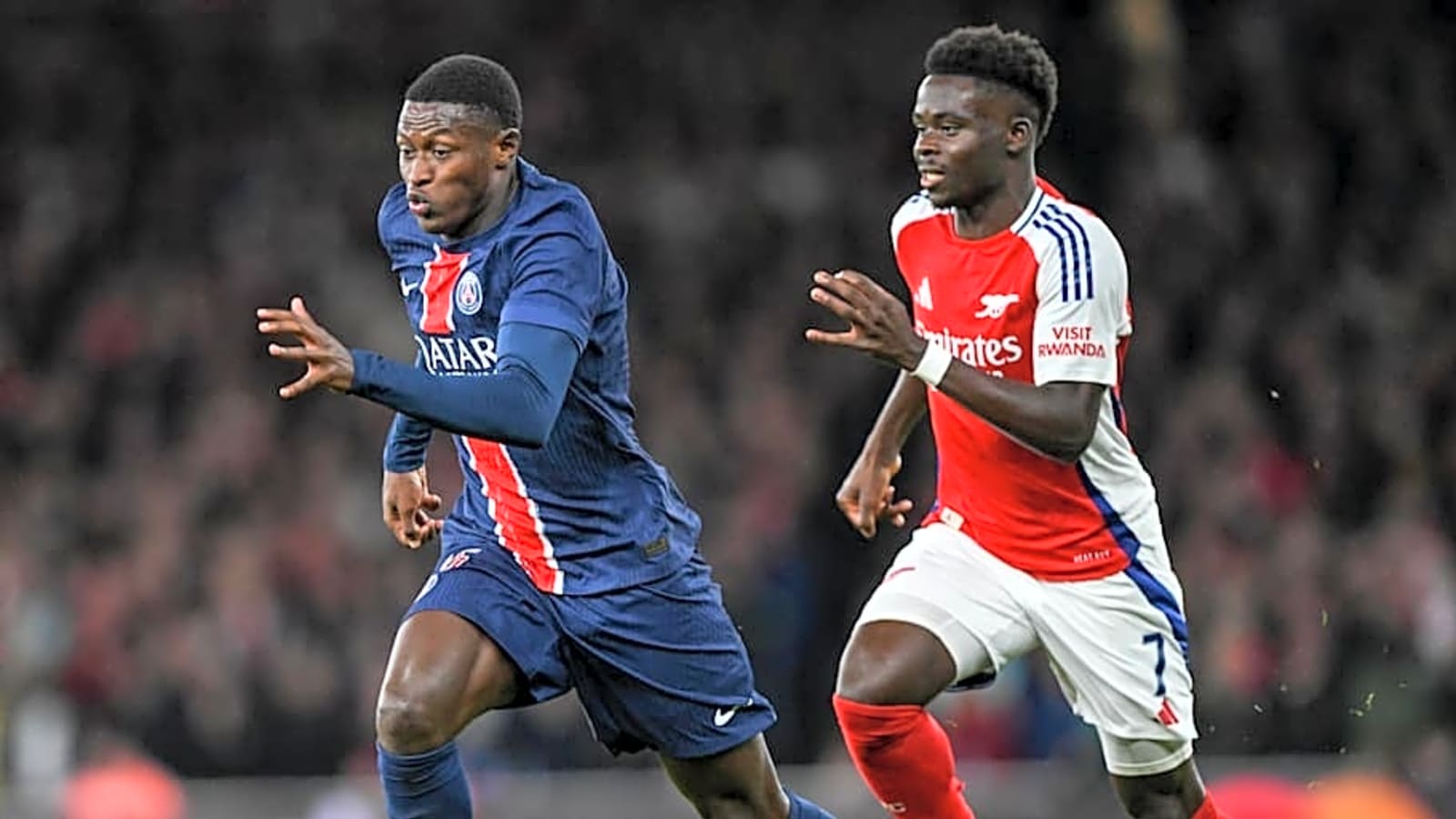 Bukayo Saka Speaks On Nuno Mendes Battle And PSG As A Team