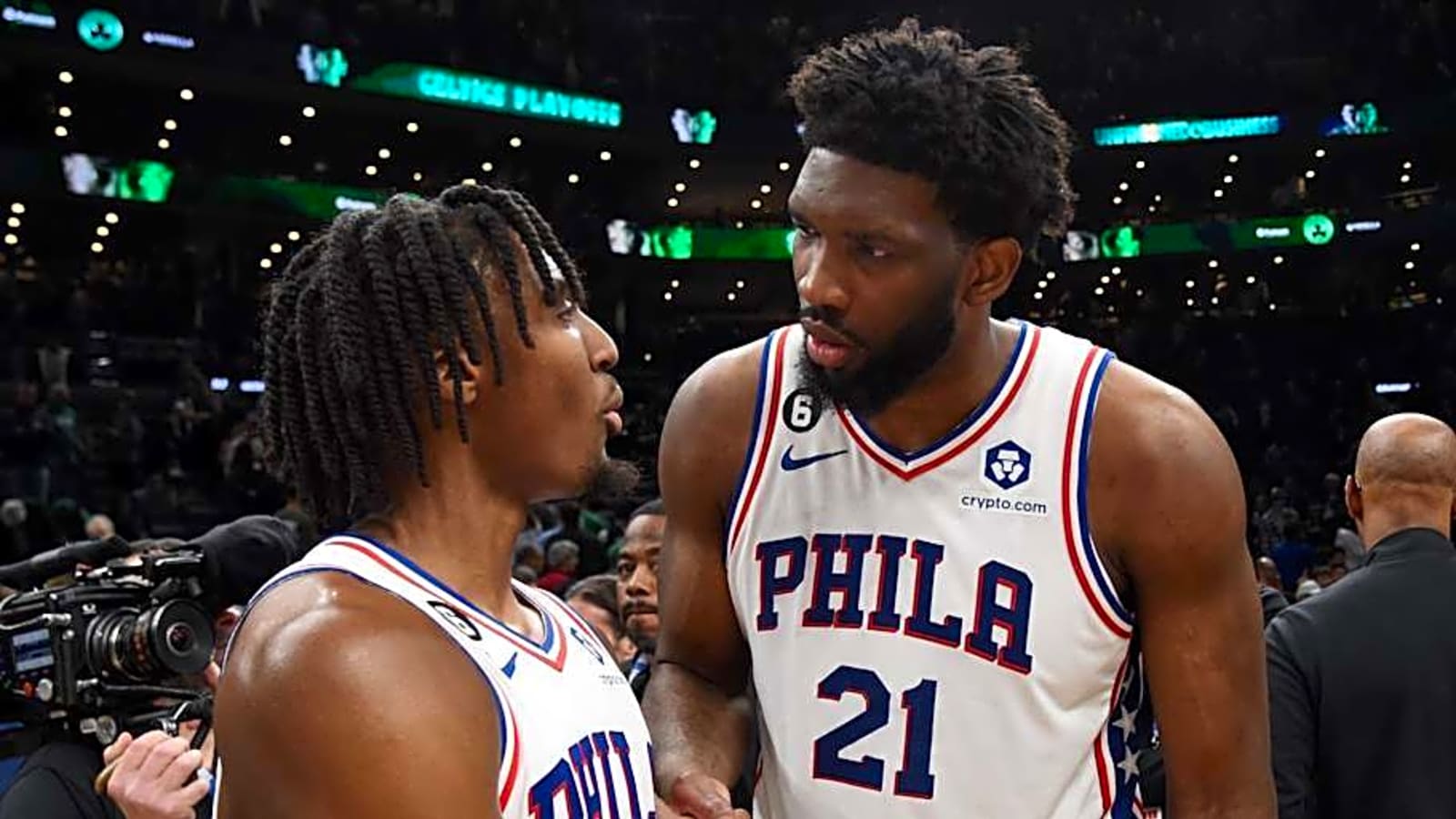 Tyrese Maxey Reposts Emotional Video Supporting Joel Embiid