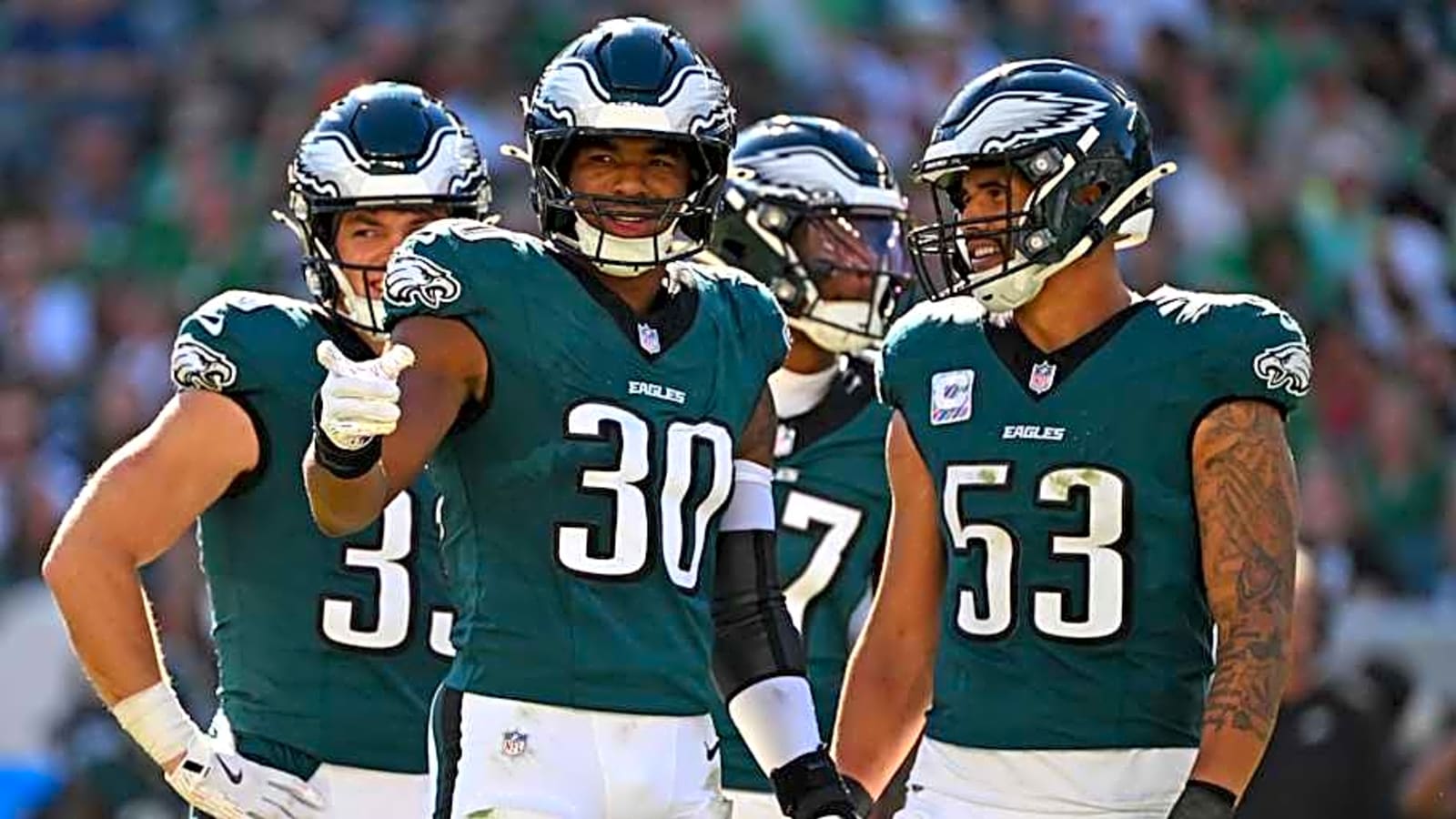 Eagles Address Jihaad Campbell Decision Vs. Bears