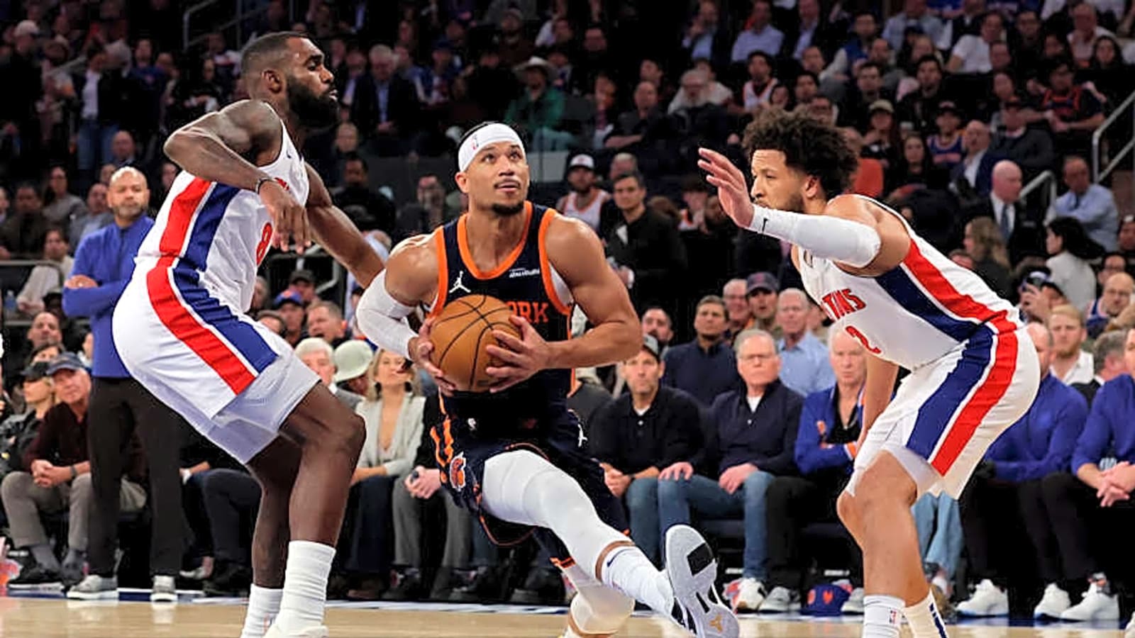 Knicks Star Addresses Controversial Call vs. Pistons
