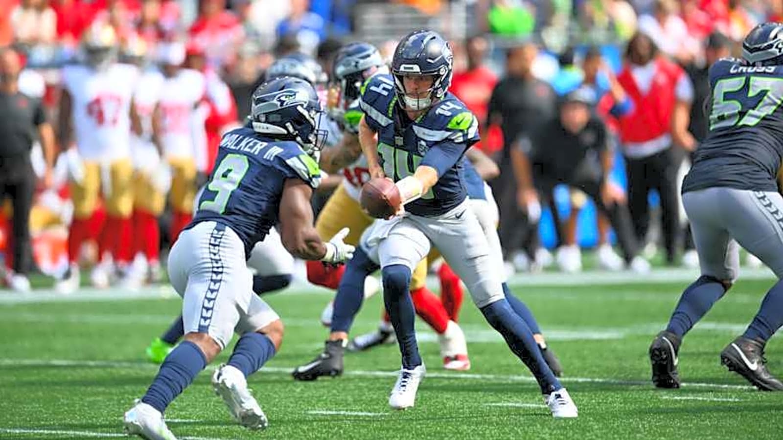 Seahawks&#39; Sam Donald drops, Russell Wilson plummets in new NFL QB rankings