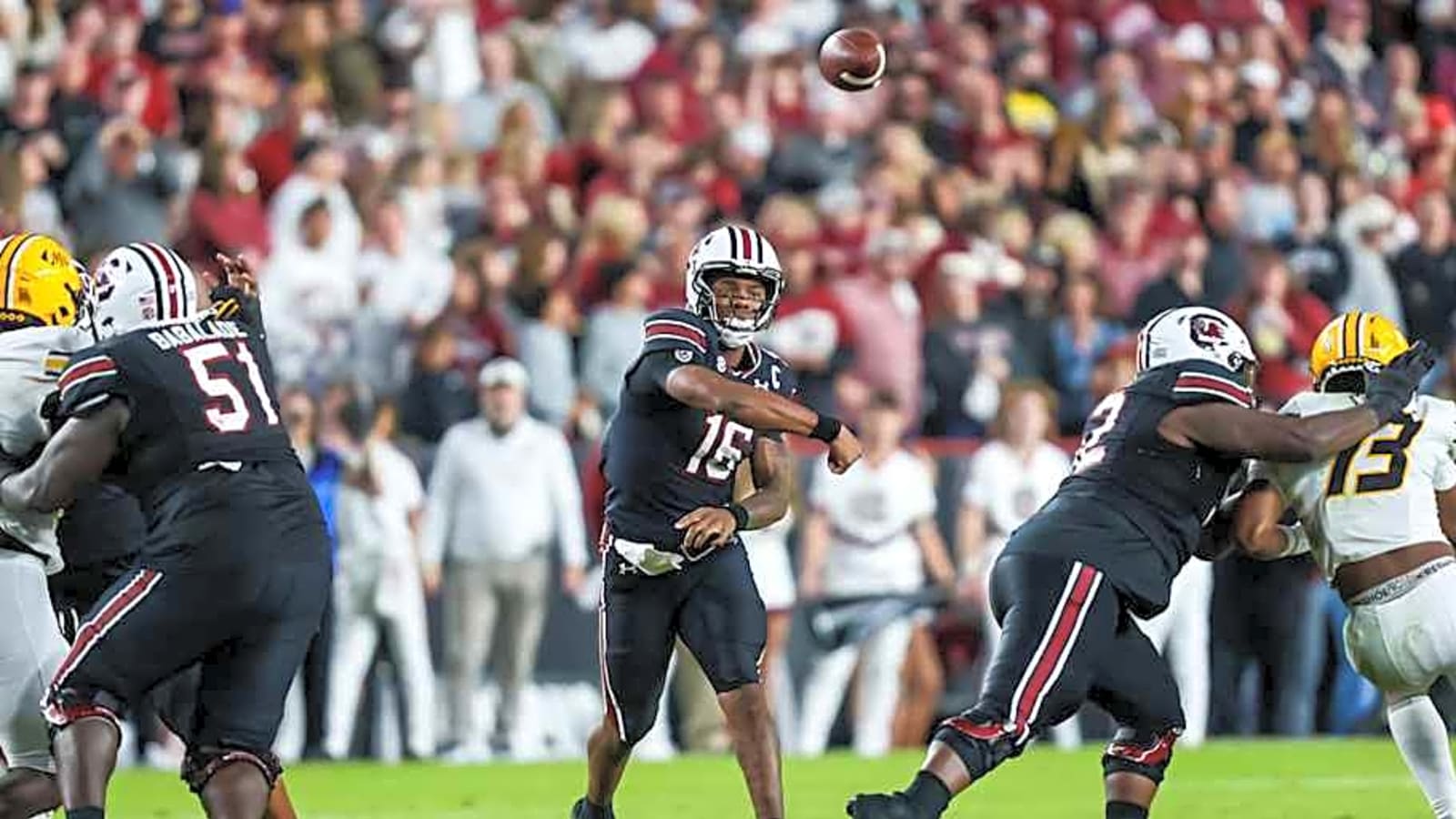 LaNorris Sellers Named Athlete of the Year by South Carolina Yardbarker