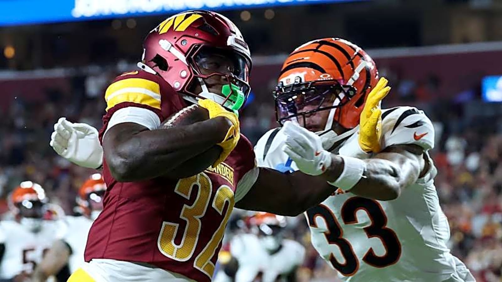 Commanders rookie goes off against Bengals for big touchdown
