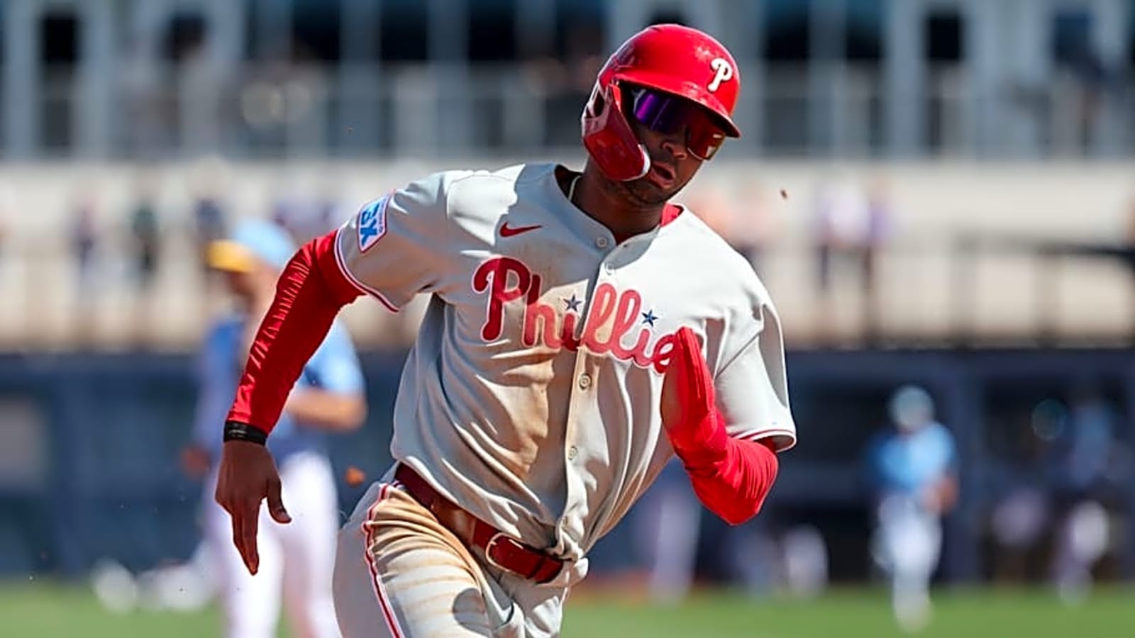 Phillies Star Prospect Justin Crawford Reportedly Broke His Teeth in Collision