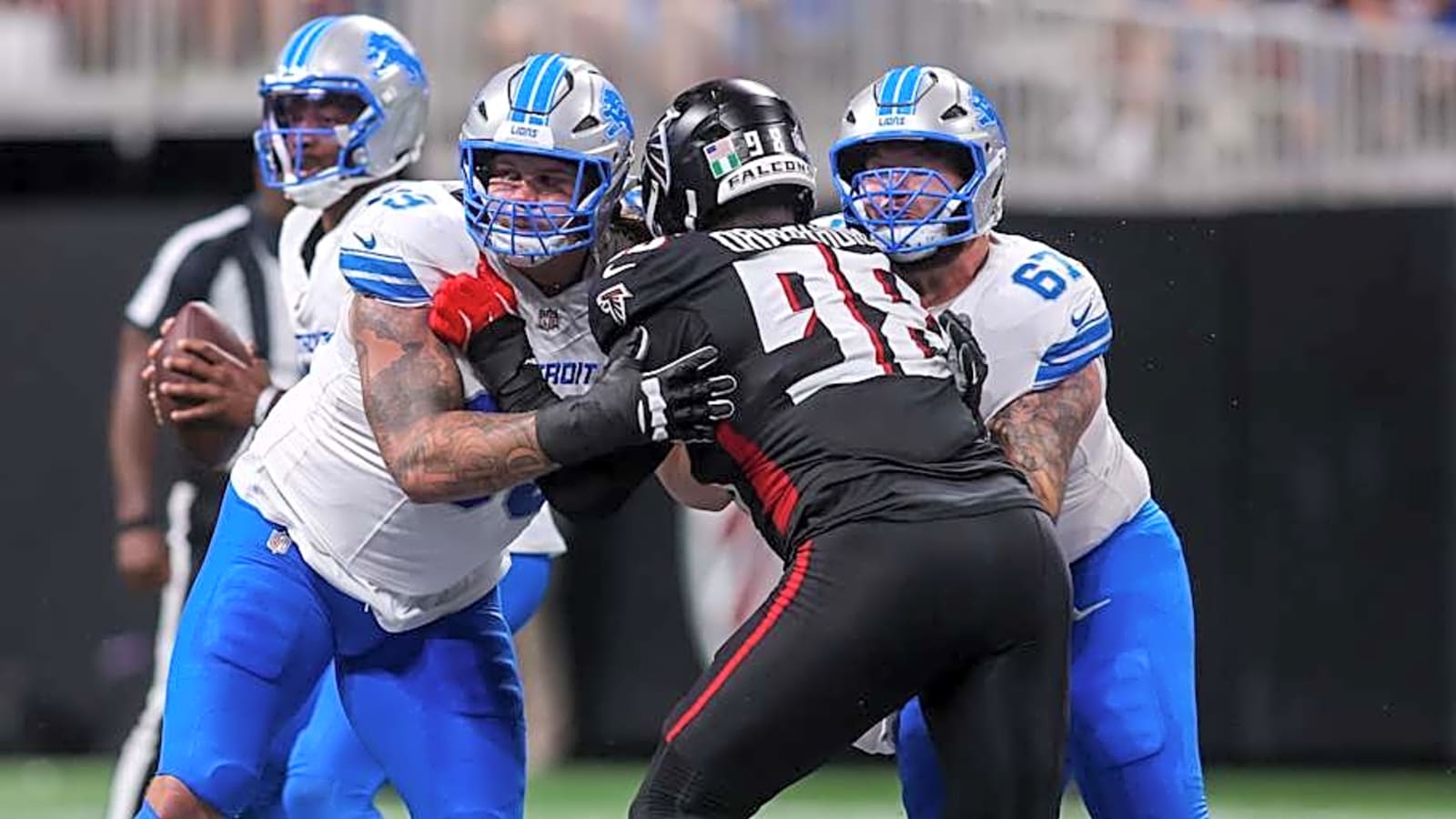 Atlanta Falcons &#39;Ball of Energy&#39; Fuels New-Look Defensive Line