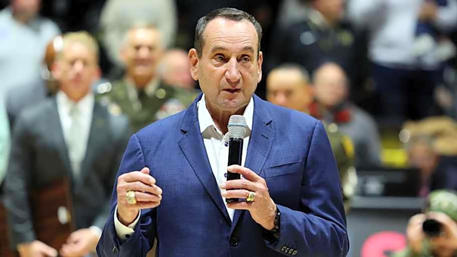 Coach K Defends Sean Miller After Texas Assistant’s Court-Rush Goes Viral