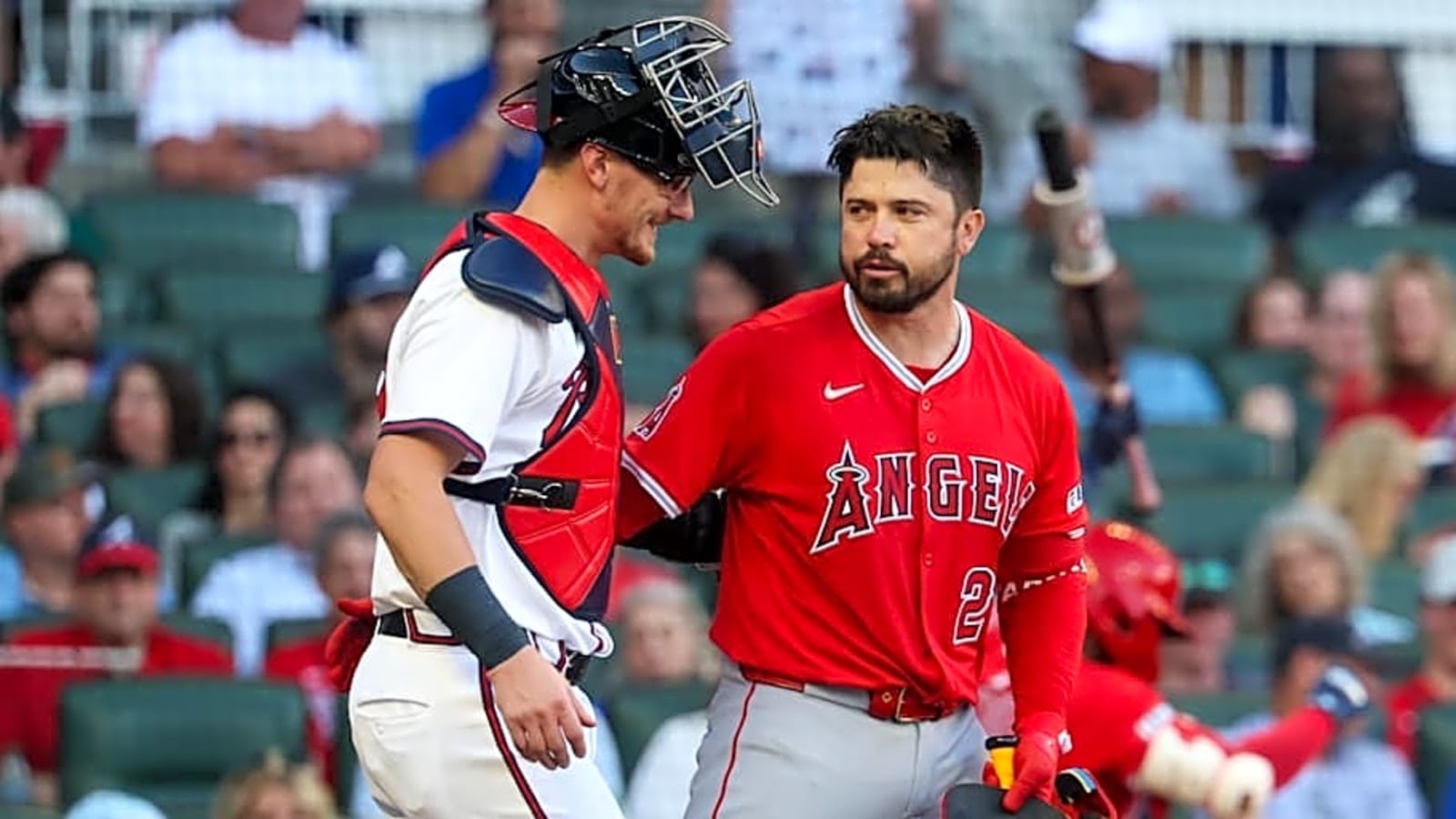 Angels Catcher Receives Rolex From Braves All-Star