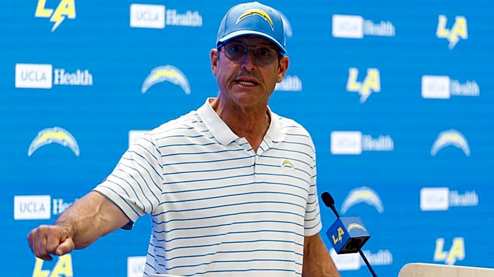 Jim Harbaugh essentially just guaranteed a roster spot for fringe Chargers player