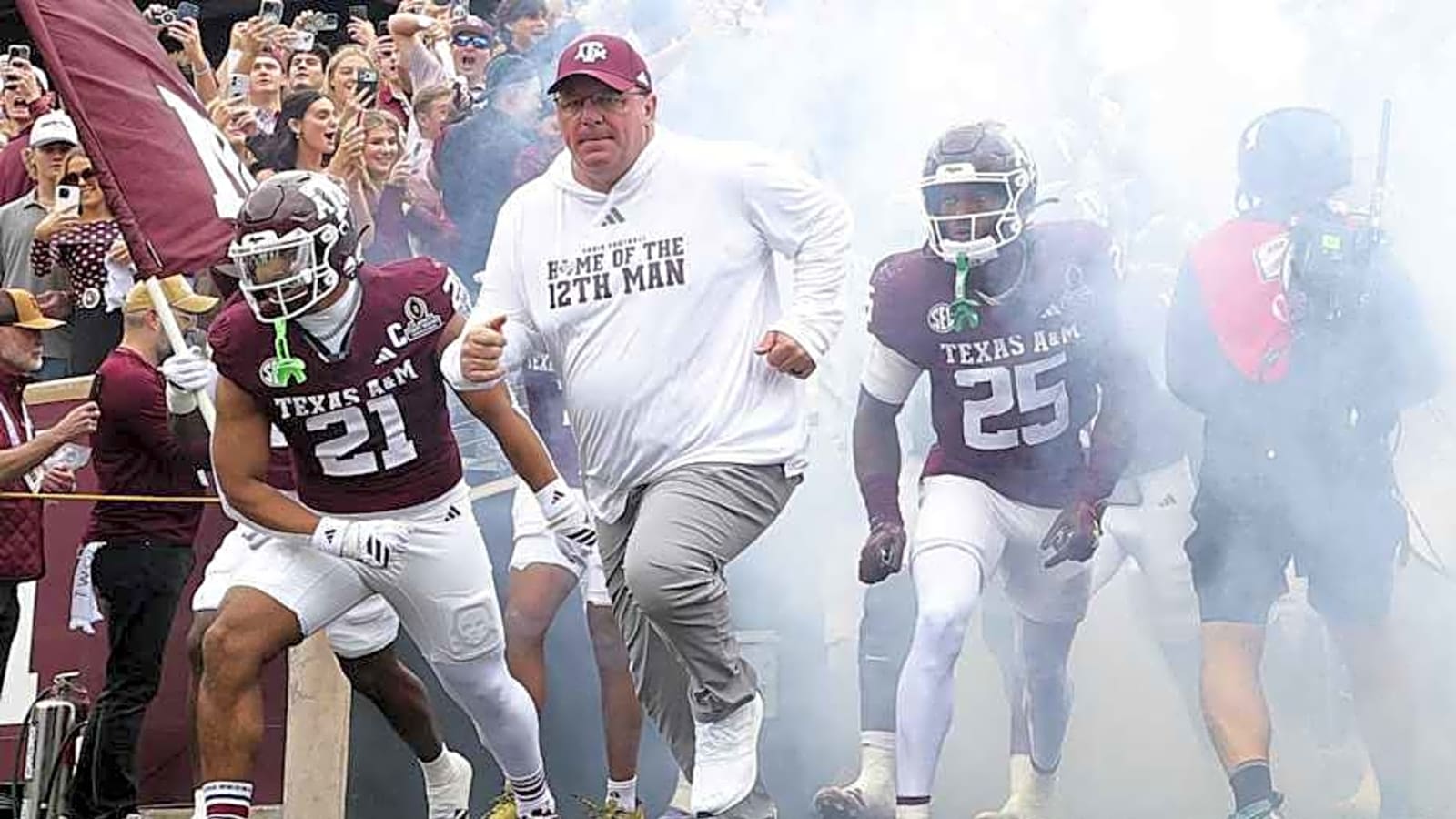 Mike Elko Opens Up About Backup Quarterback Competition