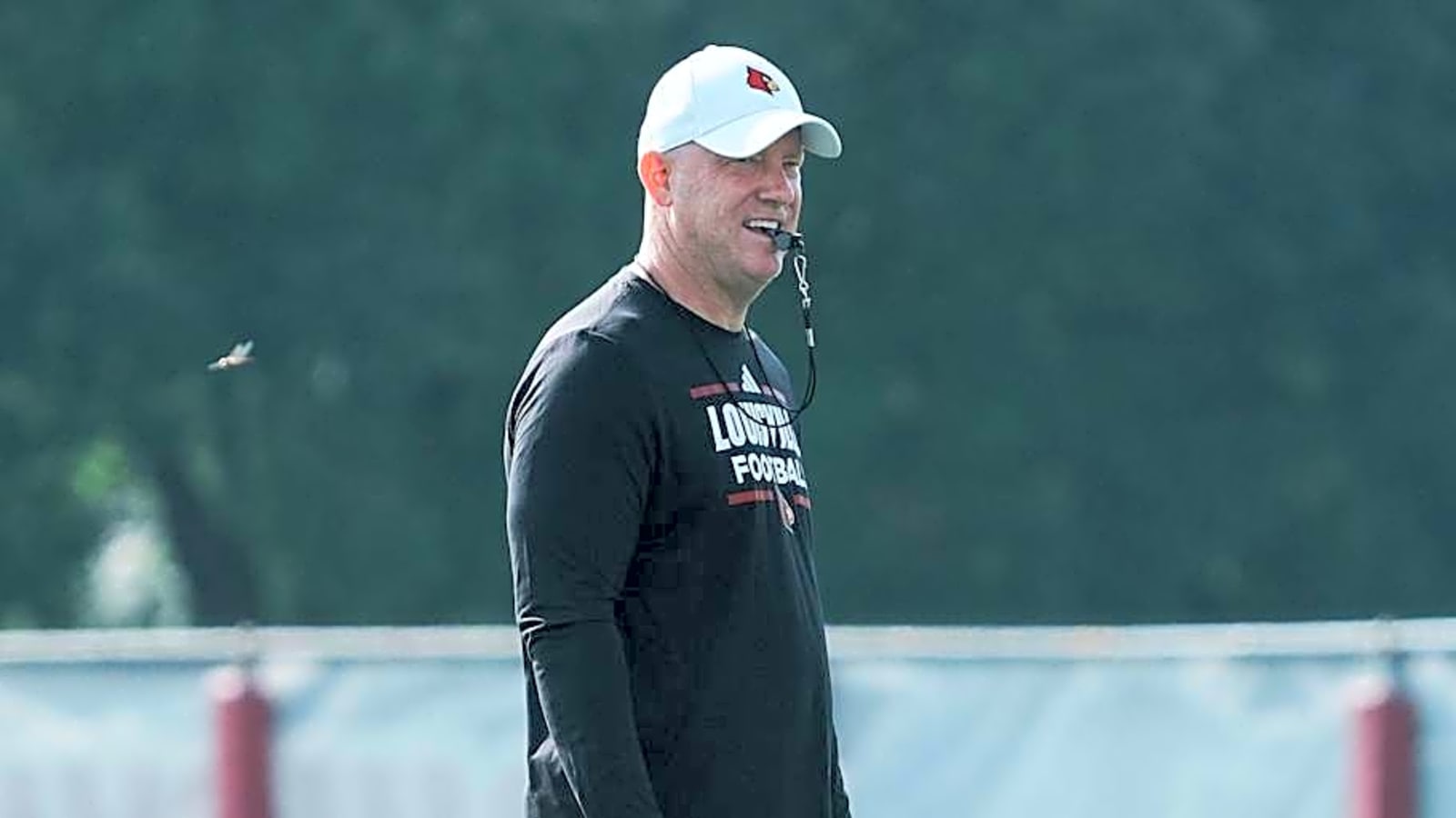 Jeff Brohm Pleased with Louisville&#39;s Efforts in First Scrimmage of Fall Camp