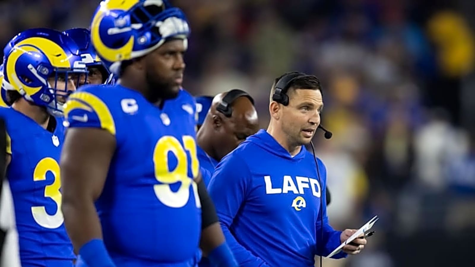 Rams Chris Shula Talks Life Without Aaron Donald