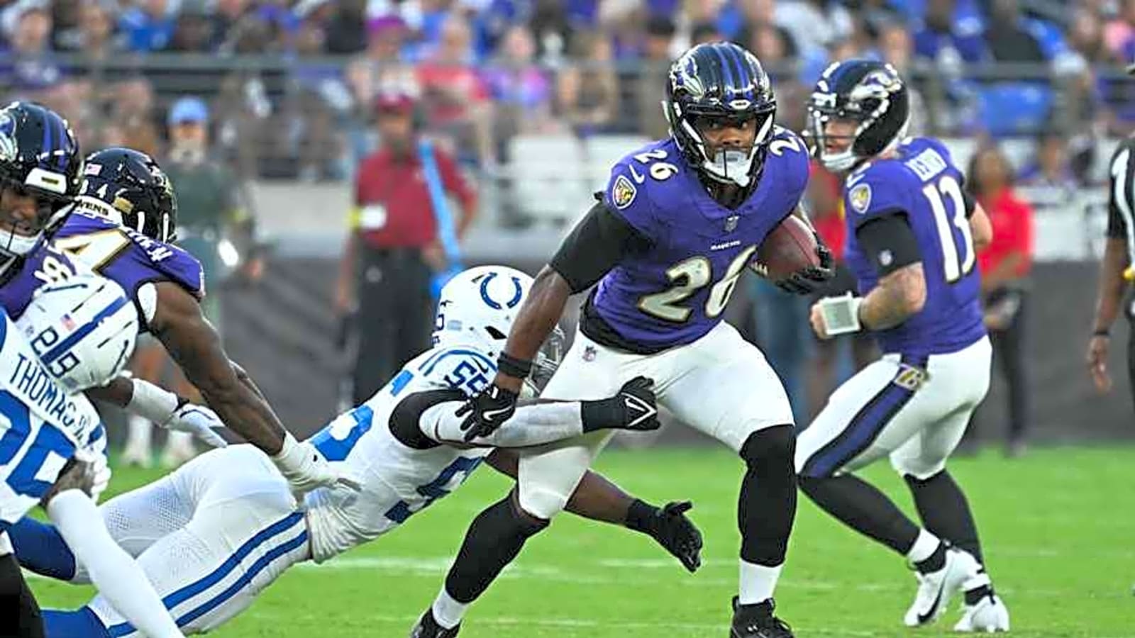 Most obvious Ravens skill player ever lands on projected NFL trade block