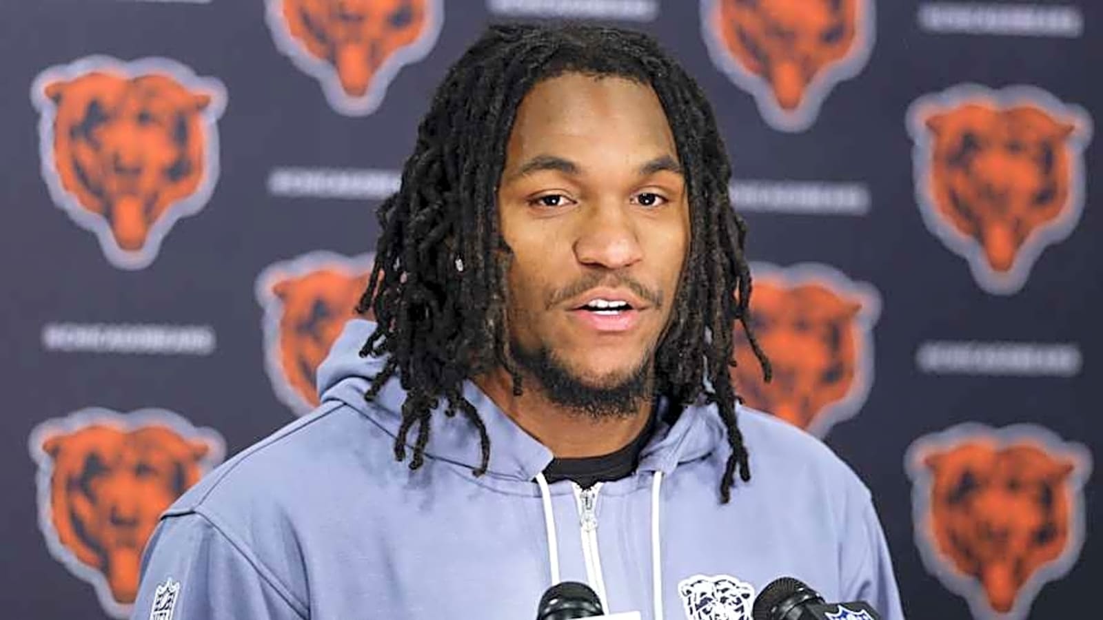 Bears receiver Luther Burden III goes out with potential injury