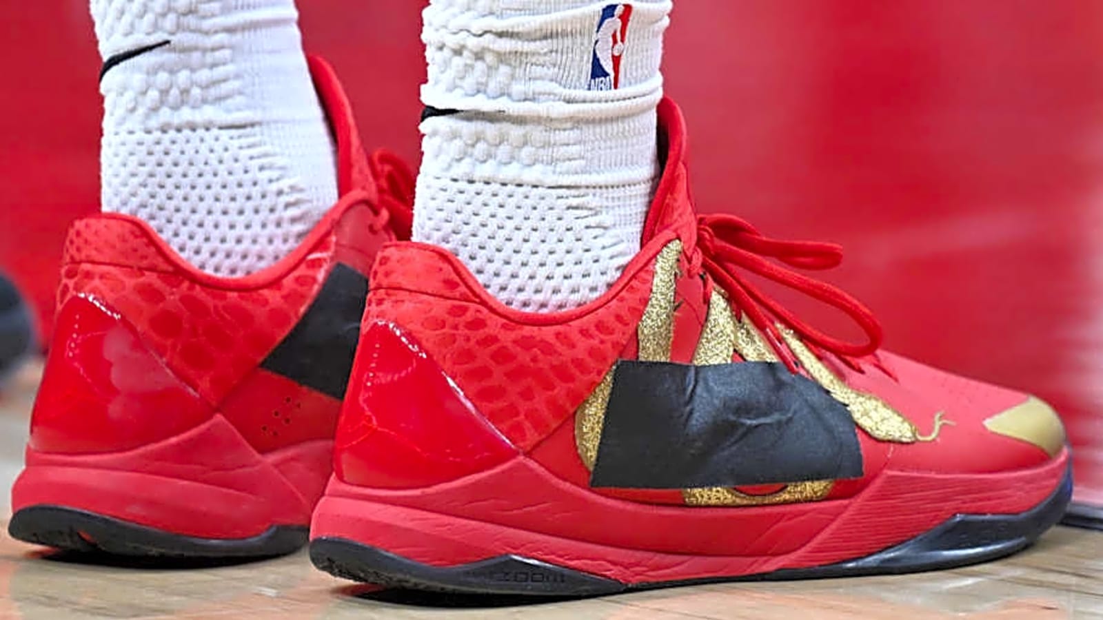NBA Star Hides Nike Swoosh Logos on His Sneakers