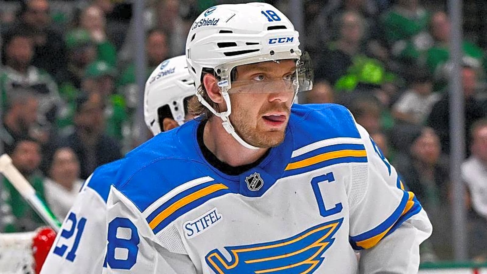 Robert Thomas enters new territory as Blues captain