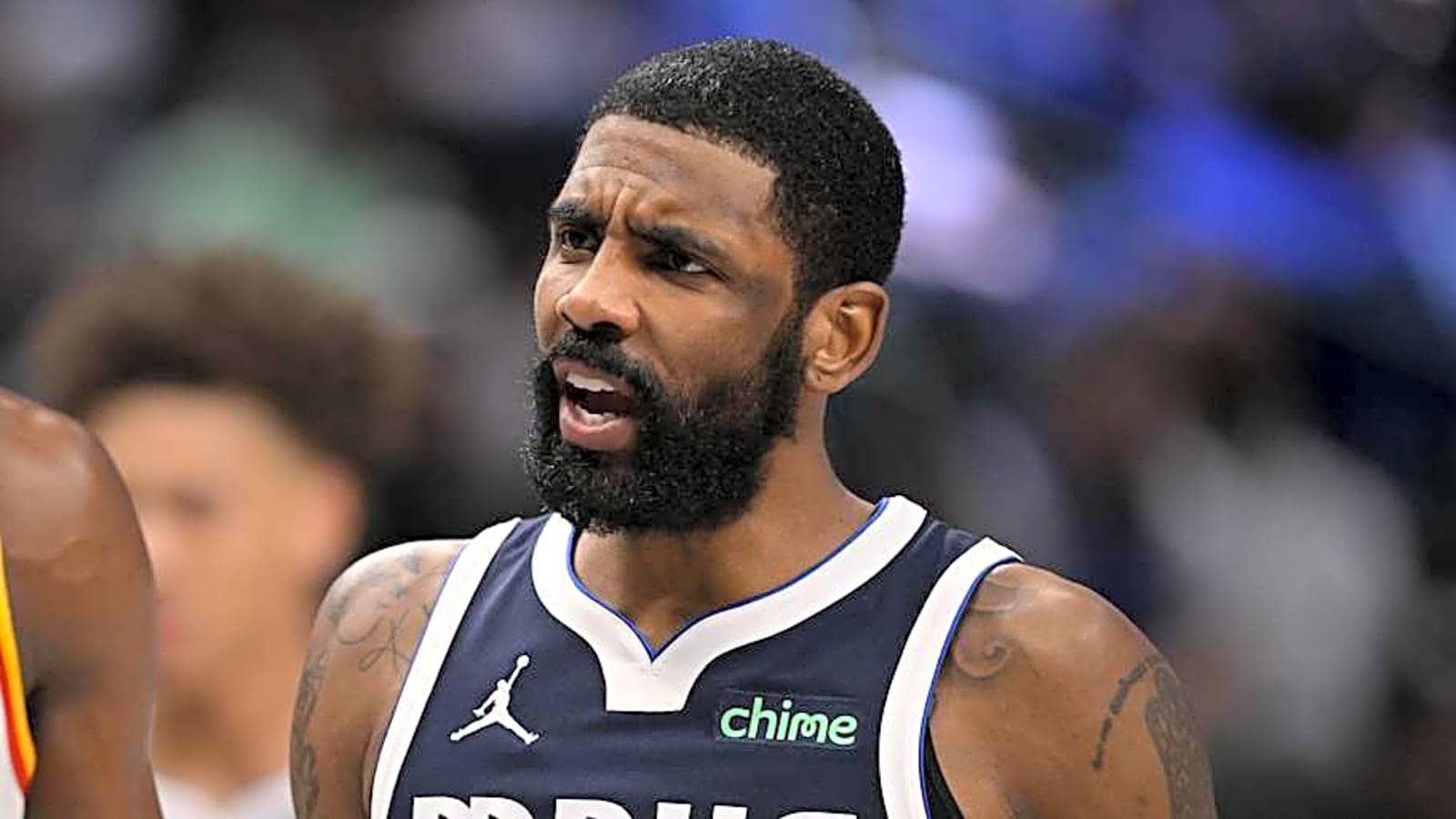 Dallas Mavericks’ Kyrie Irving stunned by infamous LeBron James ‘father’ question