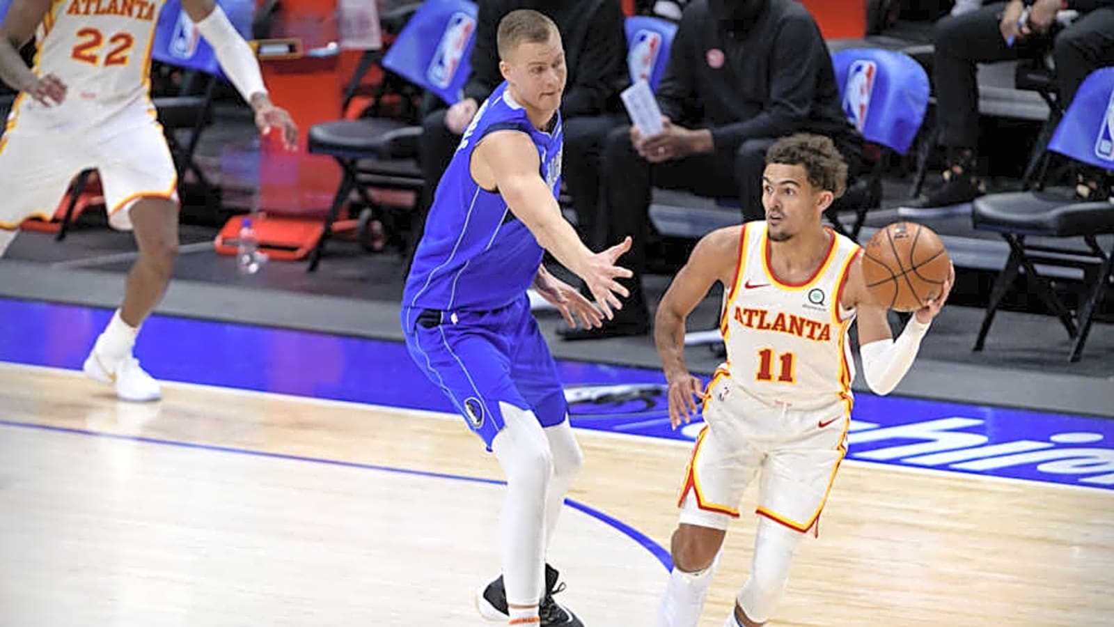 Trae Young Welcomes Kristaps Porzingis to Atlanta With Social Media Post