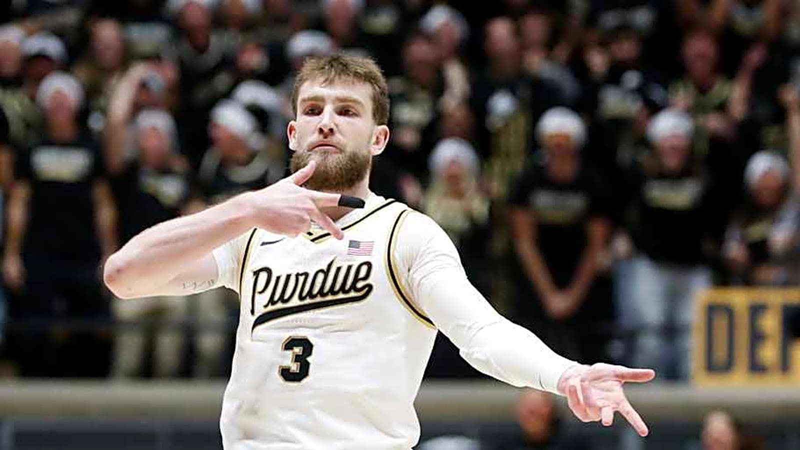 Photo From Purdue Basketball Practice Shows Braden Smith Getting Major Ups