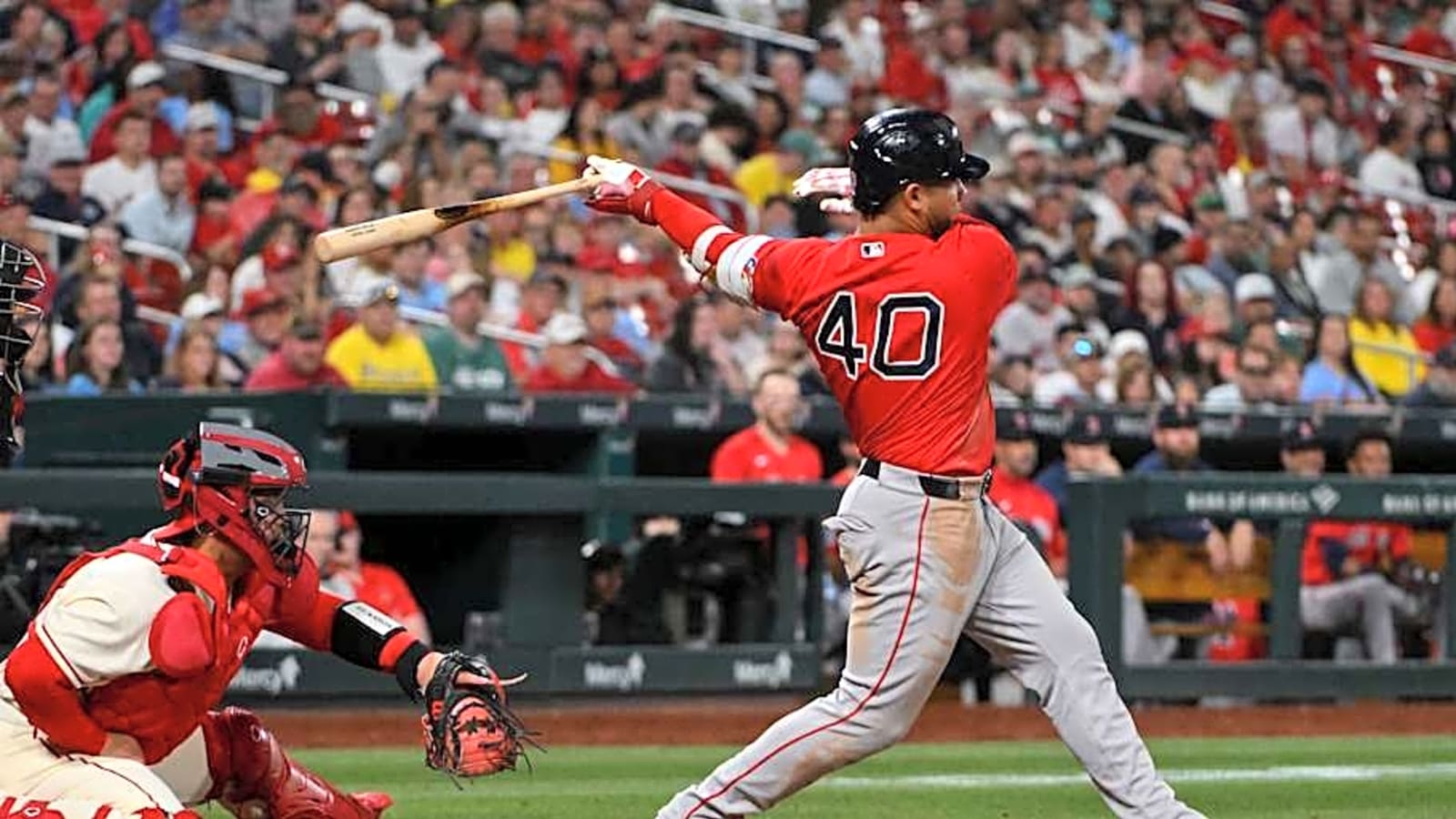 Red Sox's Willson Contreras Shares Thoughts on Ovation in St. Louis