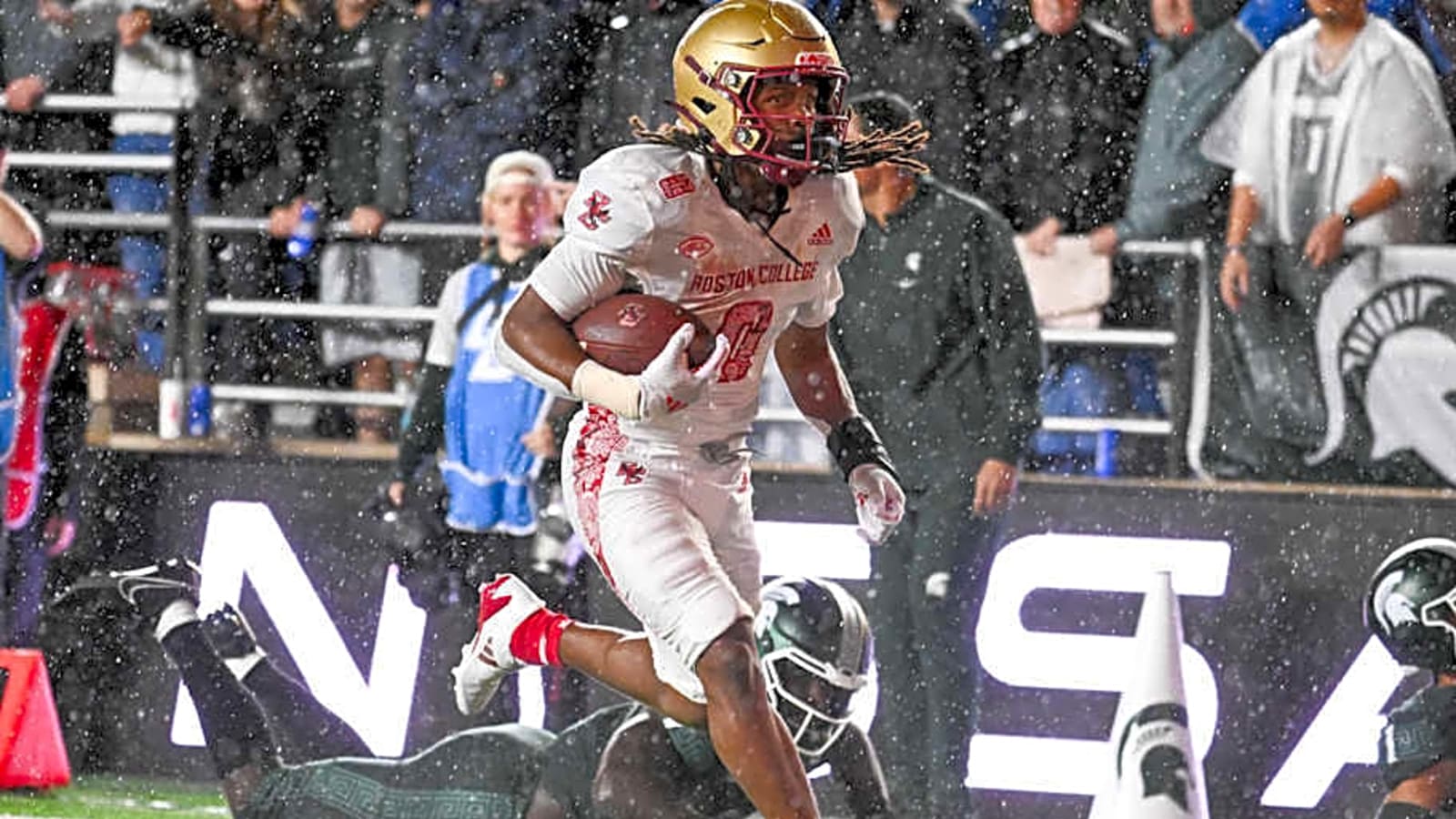 Former Boston College Football RB Treshaun Ward Impresses in CFL Debut