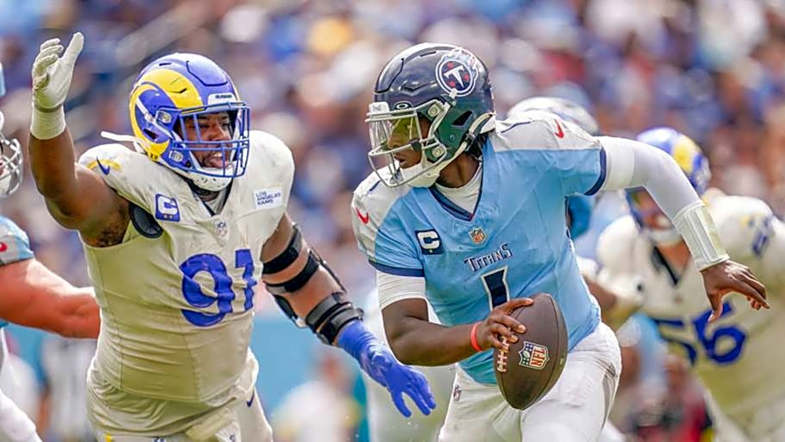 Titans HC Compliments Cam Ward&#39;s Improvisation