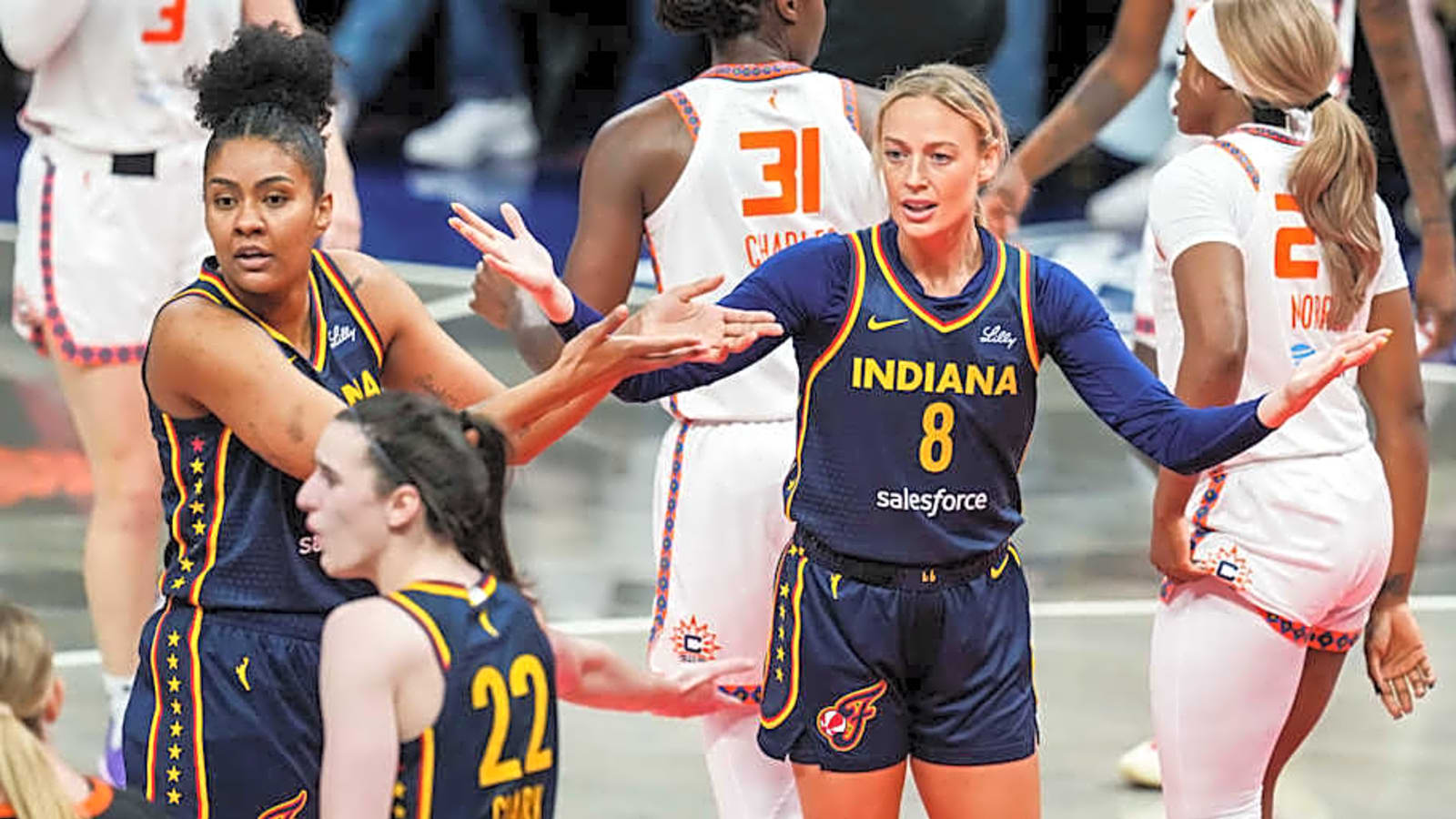 WNBA Reveals Sophie Cunningham, Marina Mabrey Punishment for Feisty Fever-Sun Affair