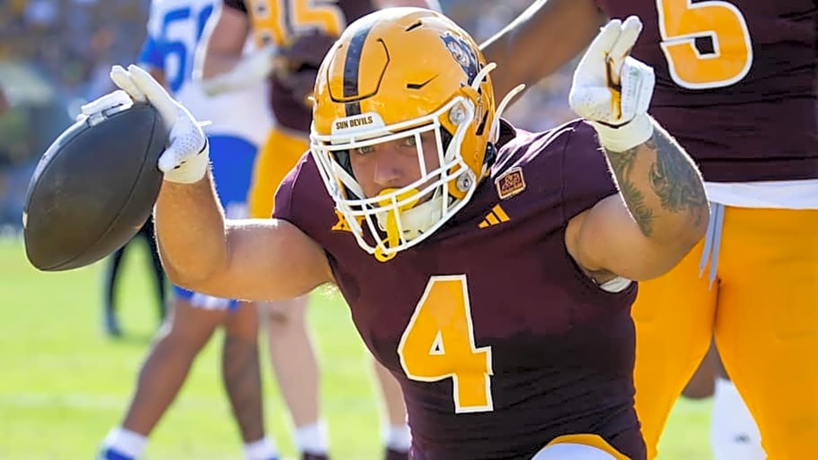 What Cam Skattebo said after being drafted by the New York Giants