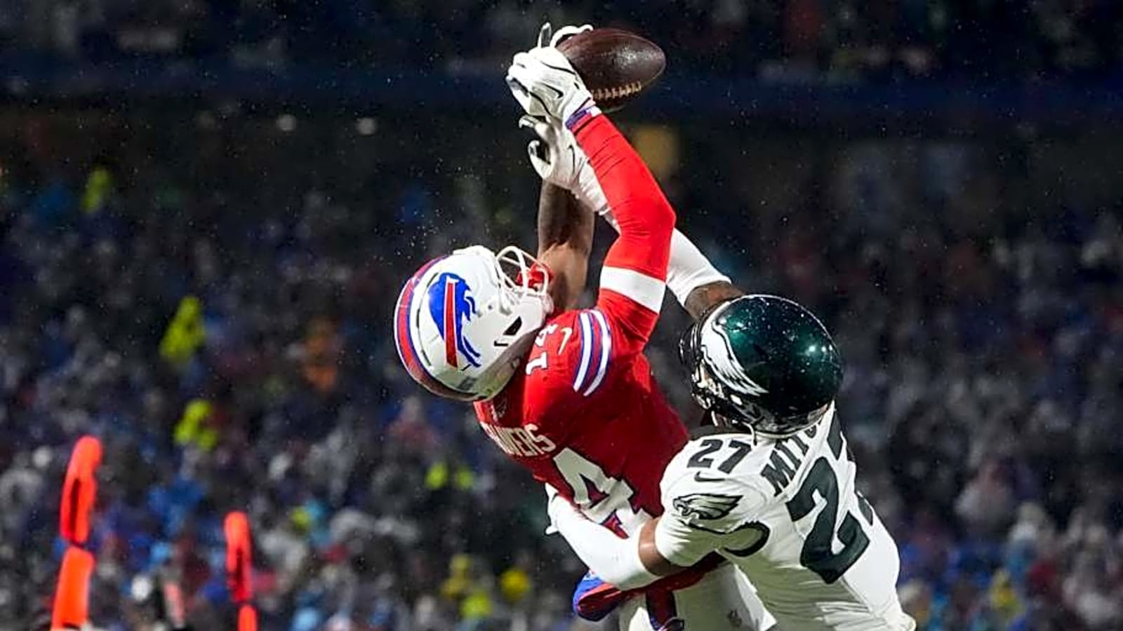 Improbable Tyrell Shavers catch raises bigger Bills' playoff question