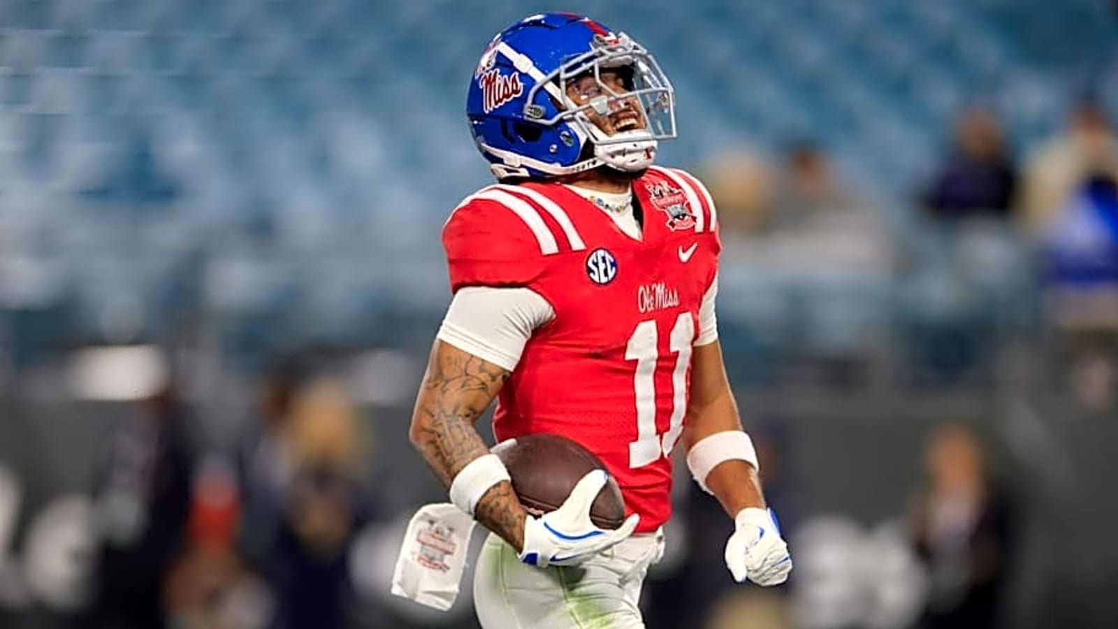 Ole Miss Football Wide Receiver, Former Prized Prospect Enters Transfer Portal