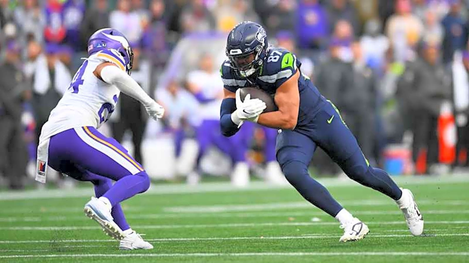 Seahawks&#39; Noah Fant Listed As Potential Trade Candidate for Miami Dolphins