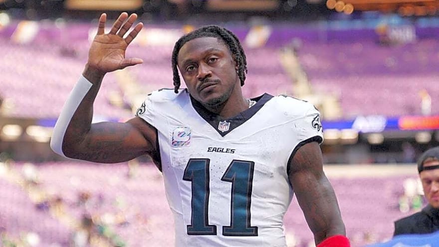 A.J. Brown out vs. Giants as drama-filled season continues