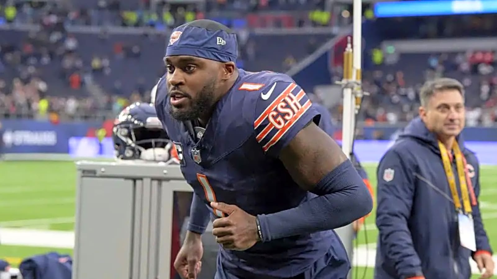 Chicago Bears DC Dennis Allen’s immediate reaction to Jaylon Johnson injury