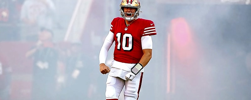 Where does 49ers Mac Jones land in top backup QB rankings based on estimated trade value?