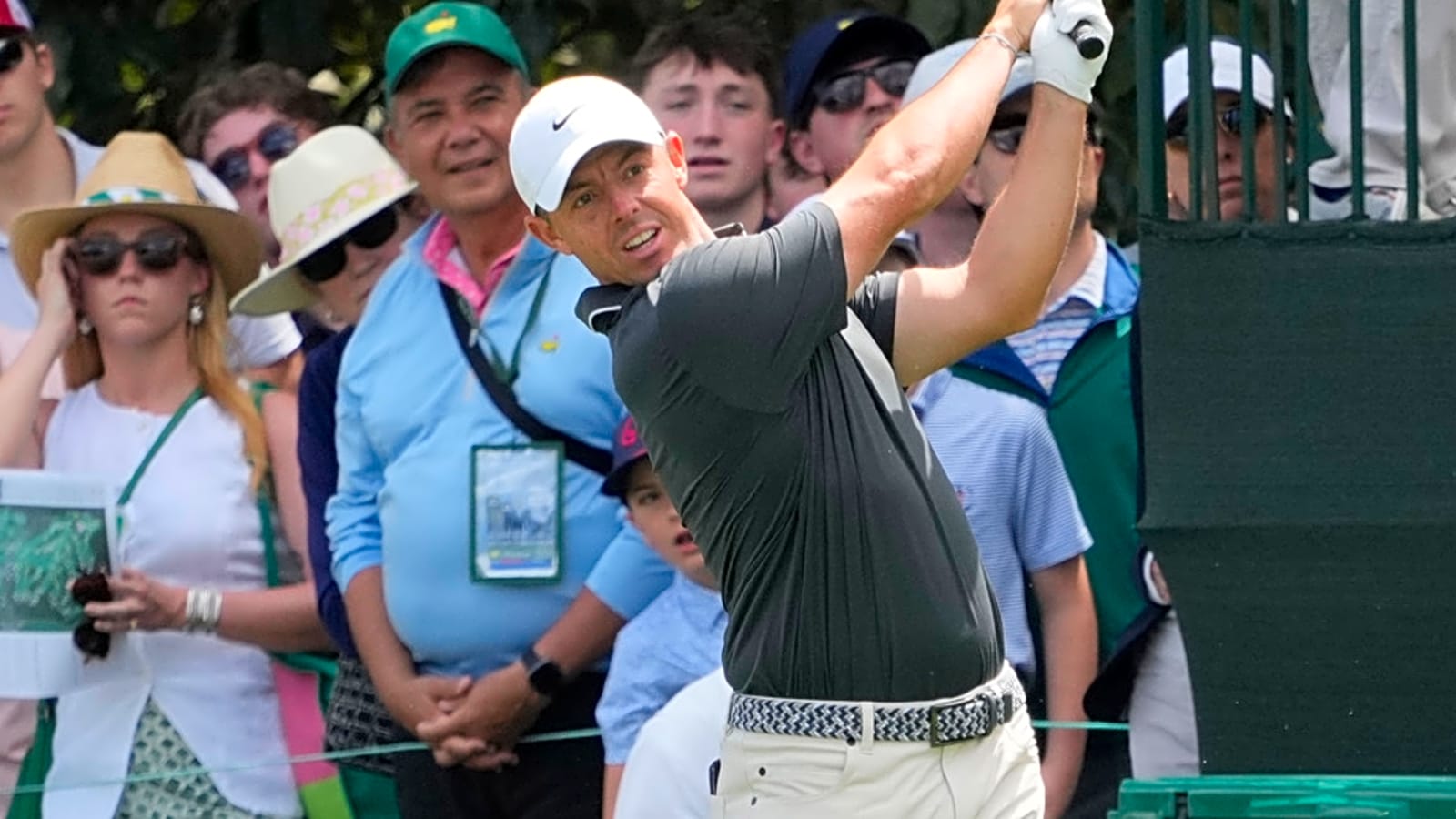 Watch: Rory McIlroy hits incredible Phil Mickelson-like shot at Masters