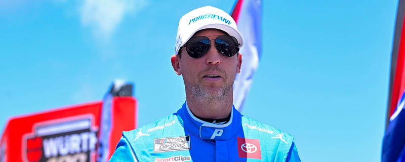 Denny Hamlin suffers vicious crash in Brickyard 400 qualifying
