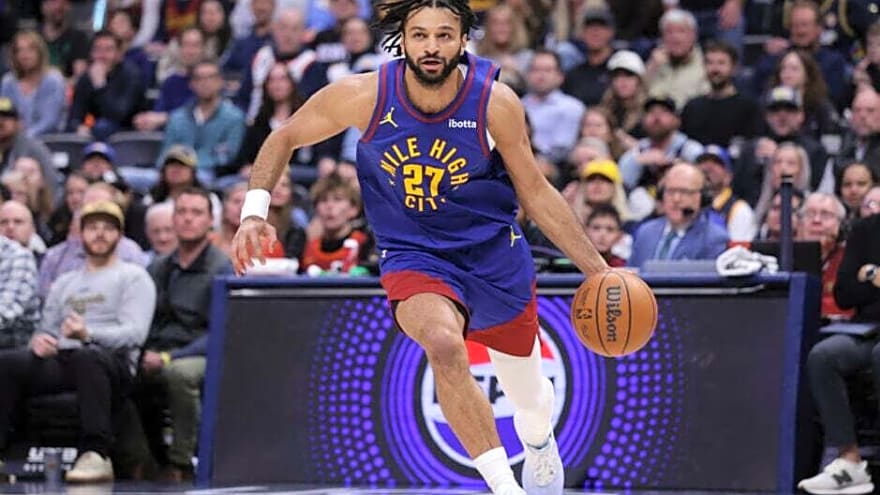 The Nuggets led by 11 with ten minutes left. The NBA later released a report about the finish