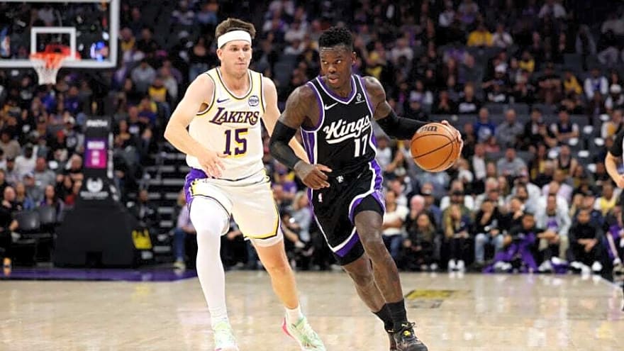 Dennis Schroder reacts to Austin Reaves scoring 51 points vs Kings, highlights Lakers free throws