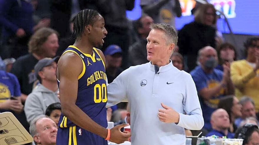 Steve Kerr picks out what Jonathan Kuminga has been doing that has really impressed him