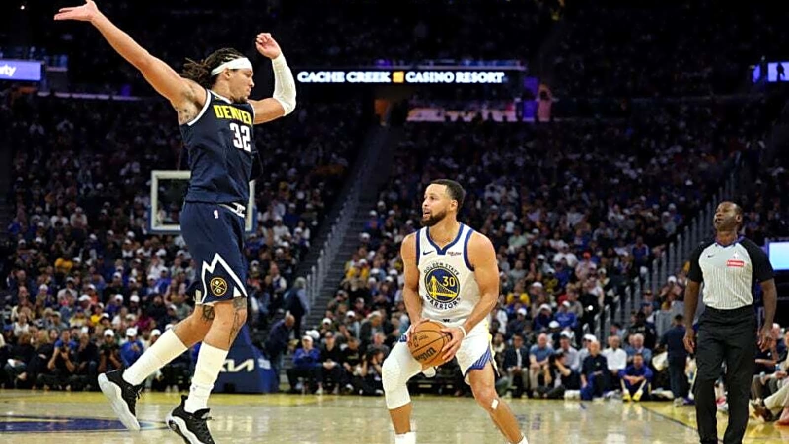 Stephen Curry says one Warriors player was key to stopping Aaron Gordon scoring even more than 50 points