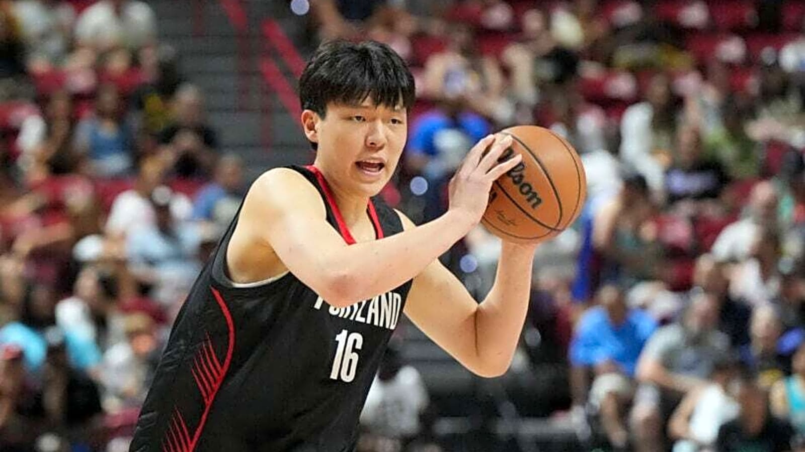 Yang Hansen identifies problem he is having for the Portland Trail Blazers during Summer League
