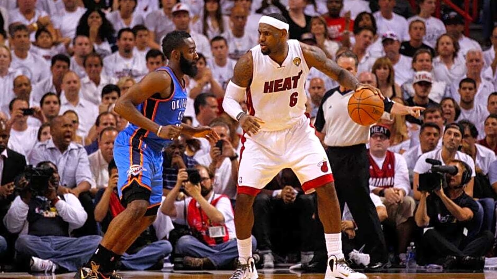 Kendrick Perkins blames LeBron James and Dwyane Wade for James Harden leaving OKC Thunder