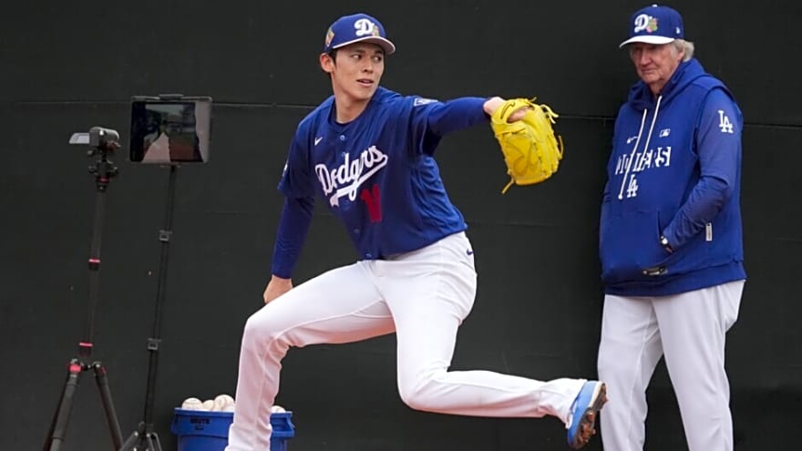 Dodgers Spring Training: Roki Sasaki Trying To Make Mechanical Adjustments