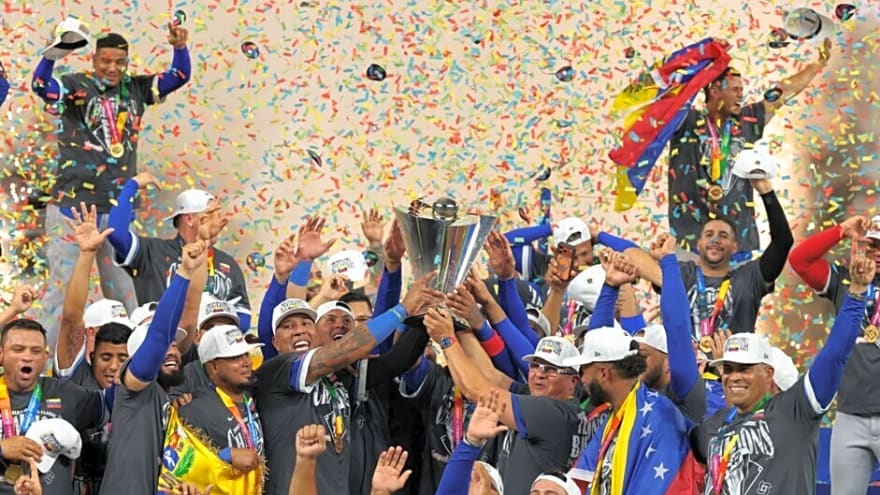 Miguel Rojas & Brusdar Graterol Celebrate Venezuela Winning 2026 World Baseball Classic