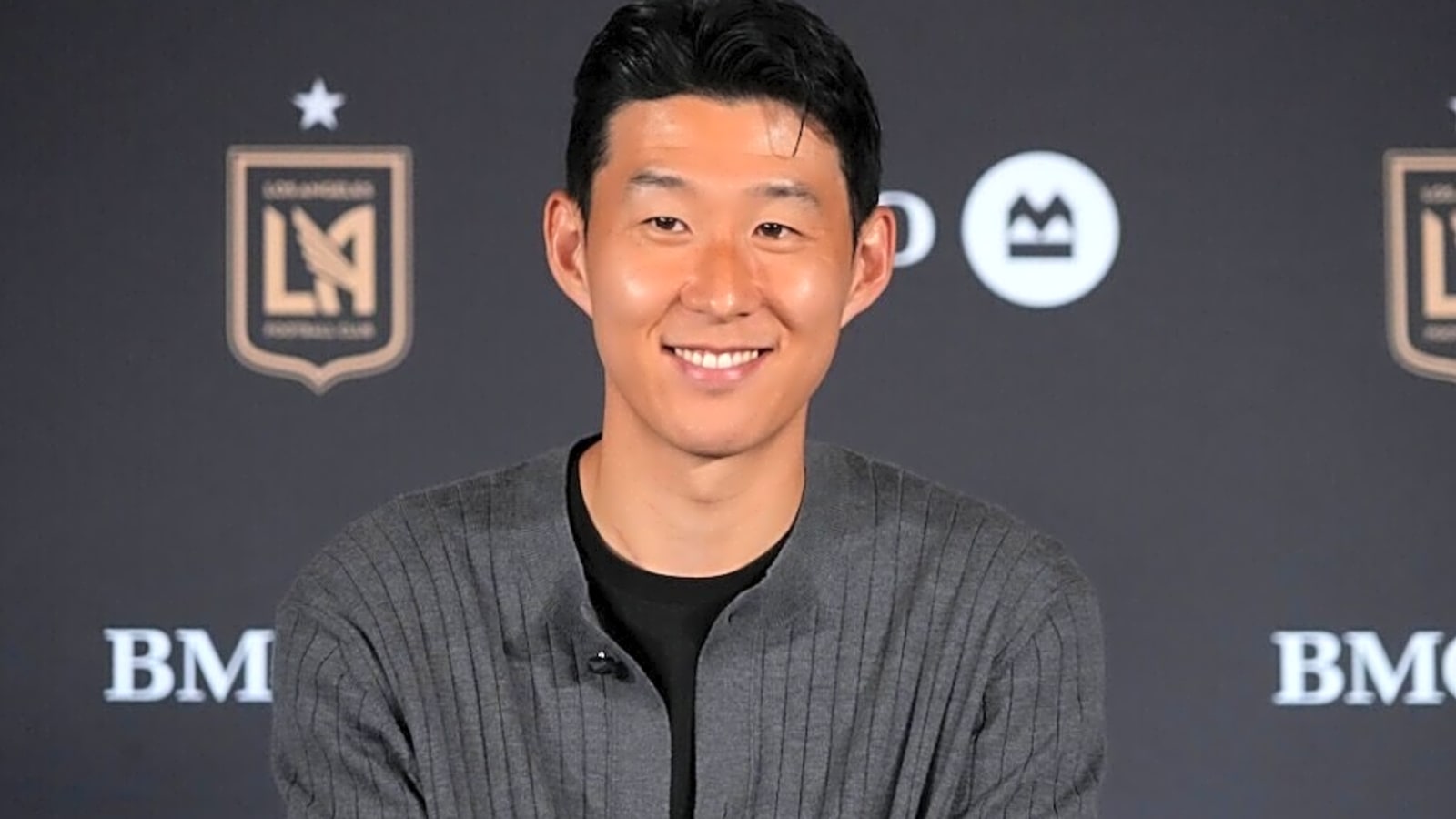 Heung-Min Son Throwing Out First Pitch At Dodger Stadium On Aug. 27