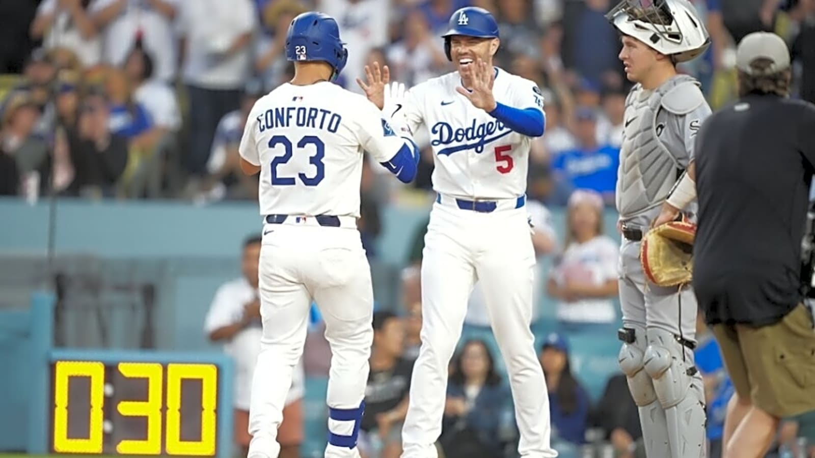 Recap: Freddie Freeman & Michael Conforto Back Dustin May’s Bid For Perfect Game In Dodgers’ Sweep Of White Sox