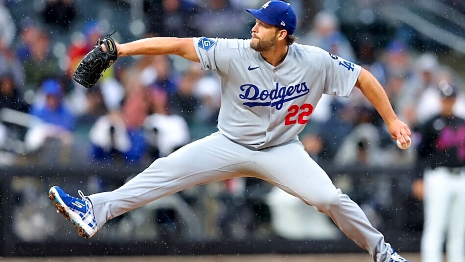  Clayton Kershaw Frustrated By Rain Delay At Citi Field