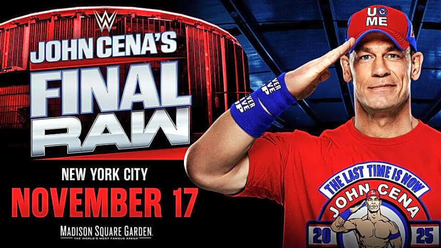 Preview: WWE Raw (11/17/25) – John Cena To Compete in Madison Square Garden