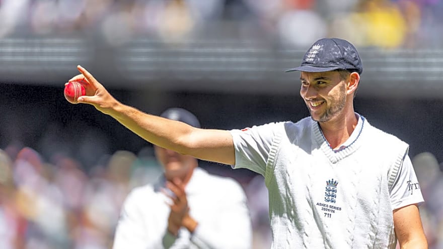 Ashes 2025-26: Josh Tongue ends 27-year wait with Boxing Day fifer