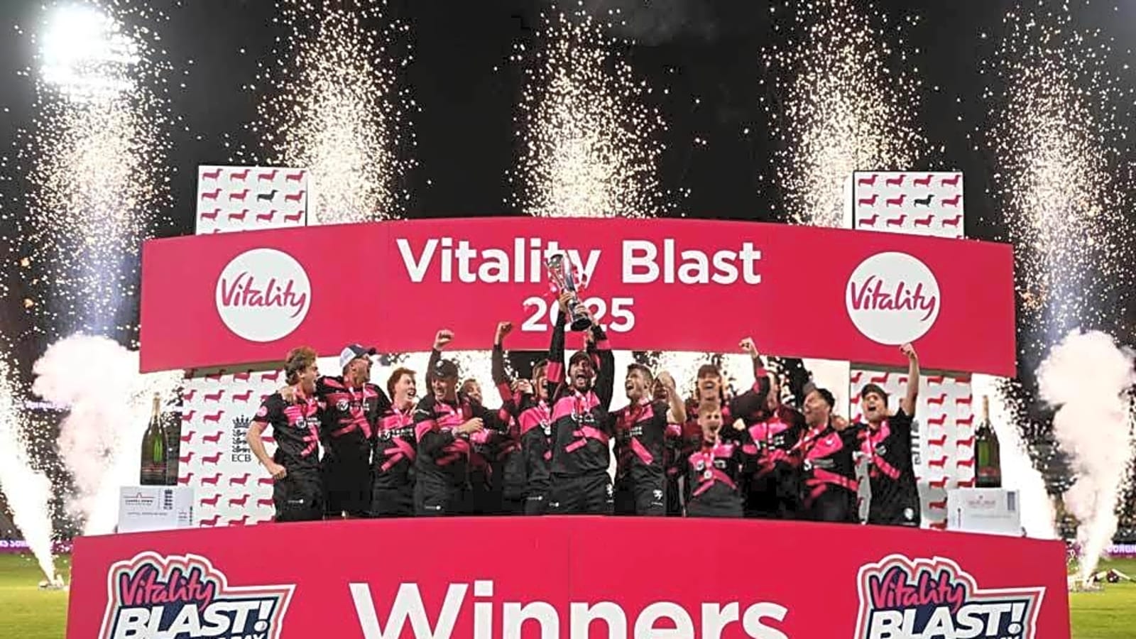 T20 Blast 2025 Final: Sublime Will Smeed guides Somerset to record-equalling third title
