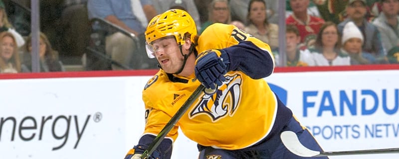 Ozzy Wiesblatt's injury absence will have consequences for Predators